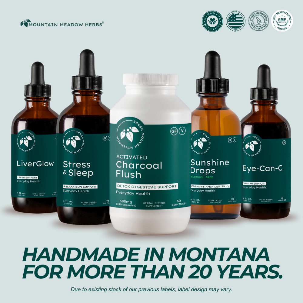 Activated Charcoal Capsules for Digestive Health | Mountain Meadow Her